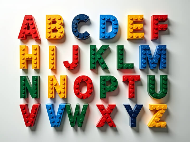 Writing Letters with Lego: Complete Guide for Letter P Writing letters LearningMole Writing letters