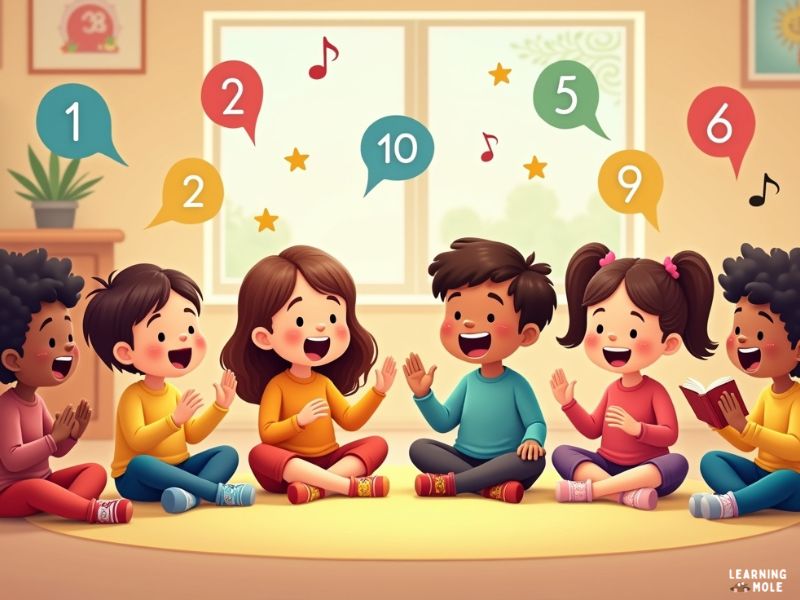Interesting Counting Rhymes for Children Counting Rhymes,Mathematical Concepts LearningMole Counting Rhymes