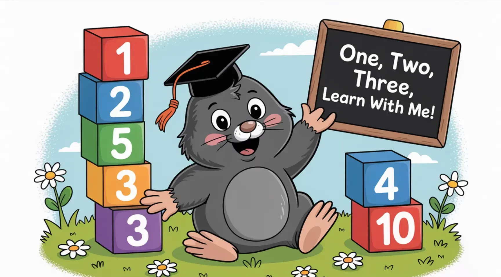 Counting Rhymes for Kids: Boosting Early Numeracy Counting Rhyme LearningMole Counting Rhymes