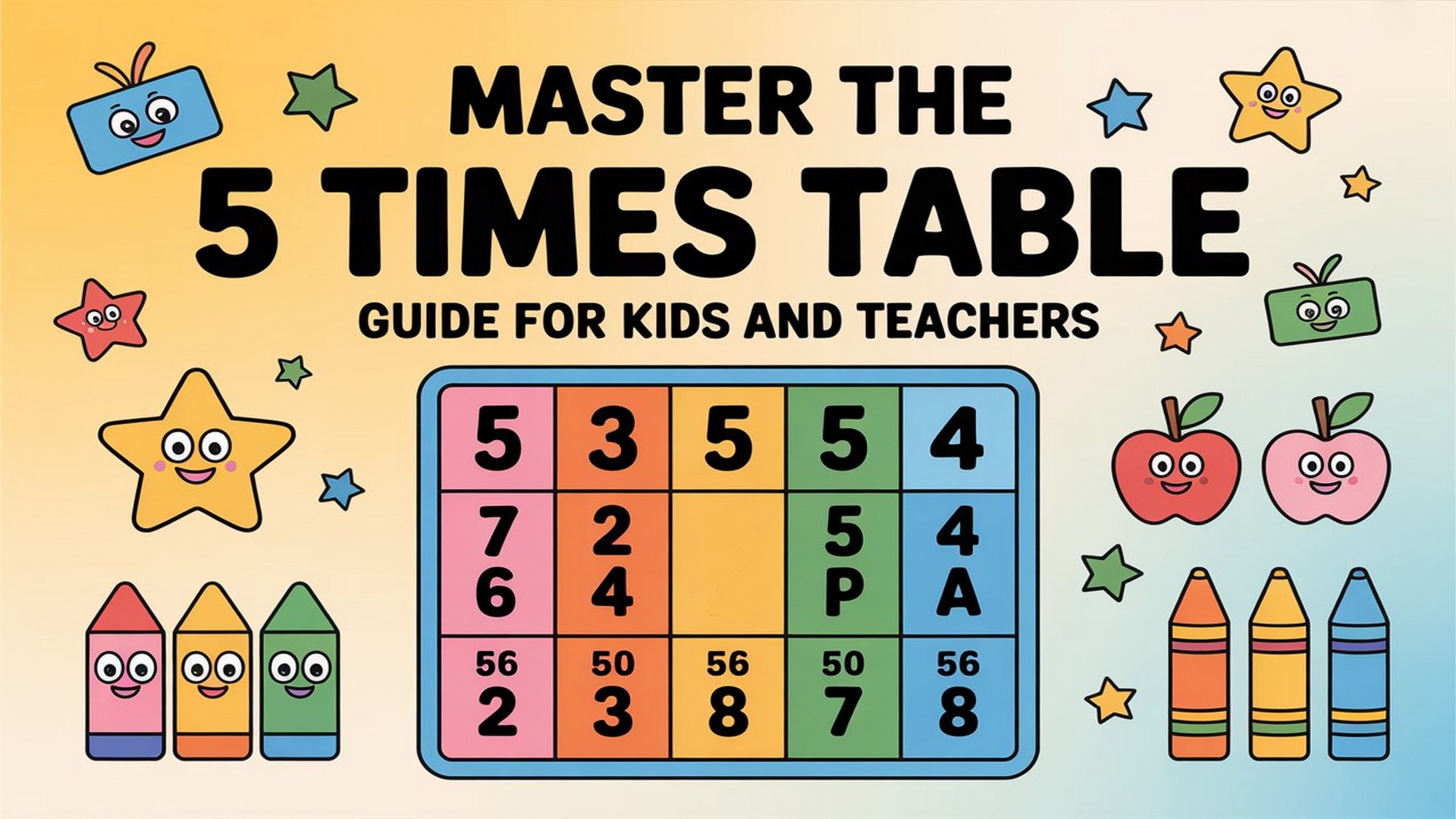 Master the 5 Times Table: Guide for Kids and Teachers
