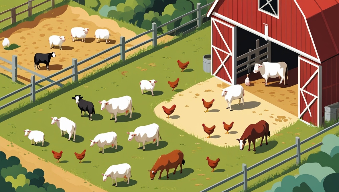 Which Farm Animals Did Old MacDonald Have? farm animals, animal, cat LearningMole farm animals