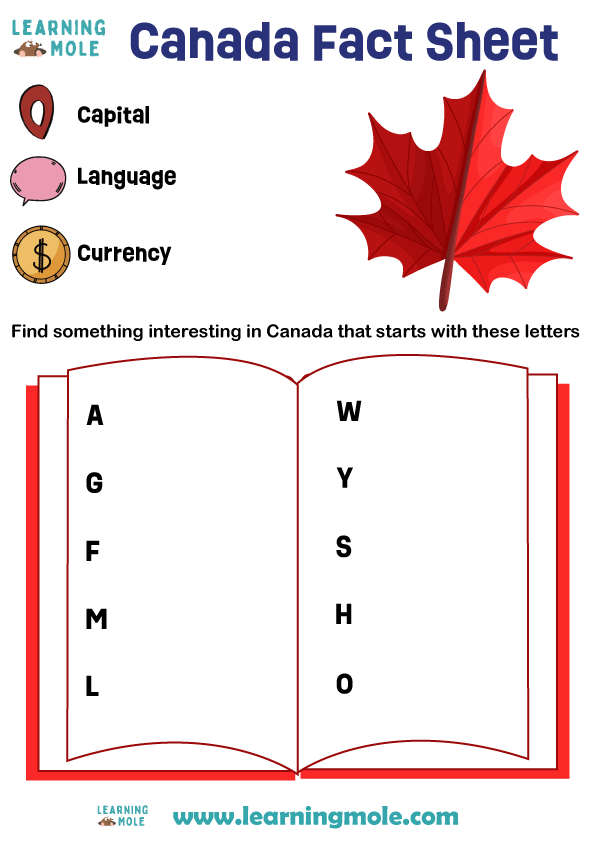 Canada Facts Activity