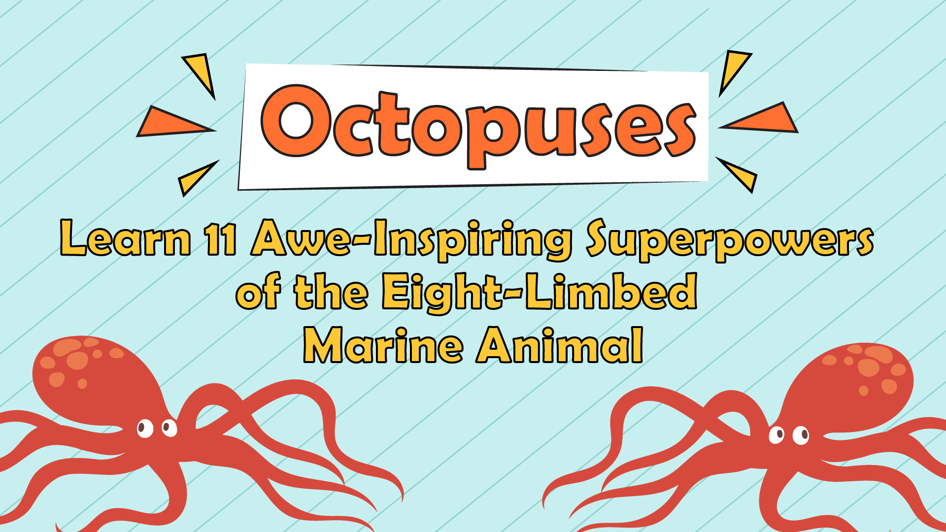 Octopuses: Learn 11 Awe-Inspiring Superpowers of the Eight-Limbed Marine Animal – Part 1