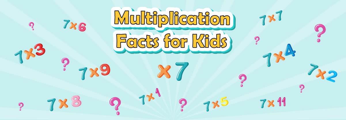 Multiplication Facts for Kids 7x