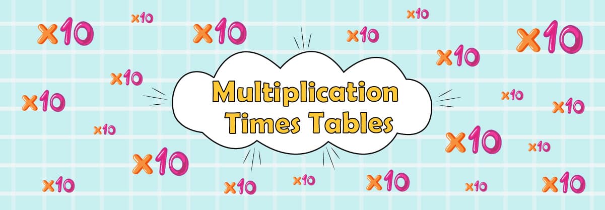 Multiplication Times Tables- x10 Magic Tables