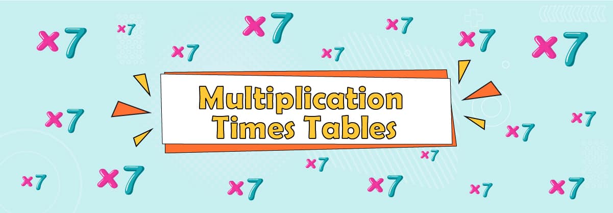 Multiplication Times Tables- x7 Magic Tables