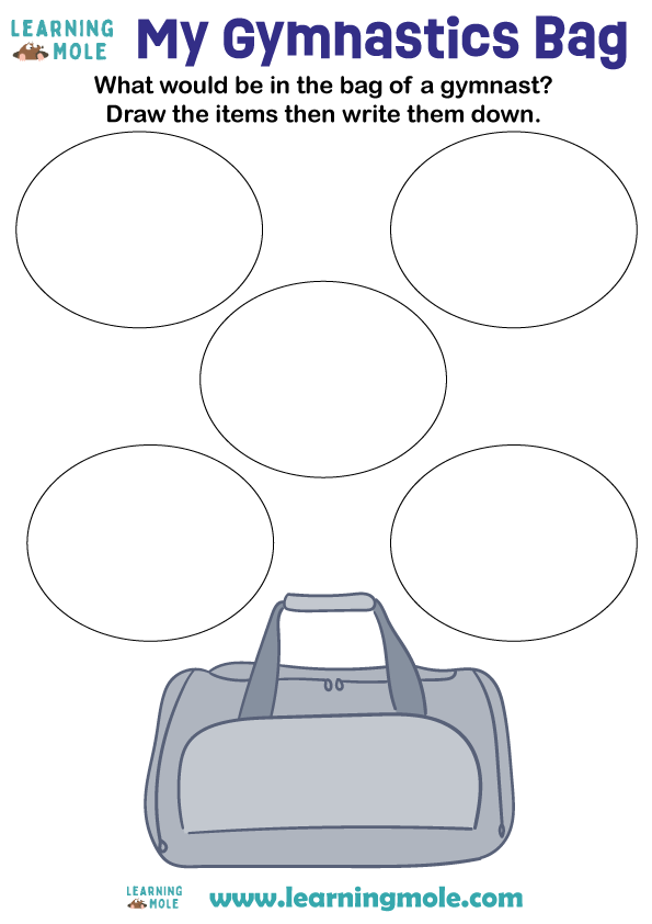 My Gymnastics Bag Activity