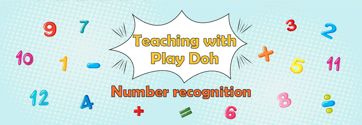 Teaching with Play Doh – The Simple Number recognition Method