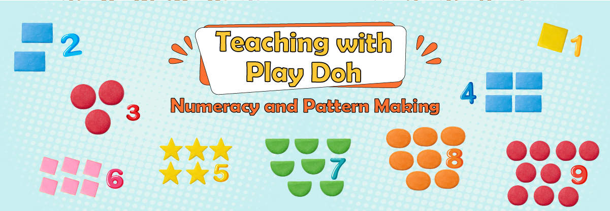 Teaching with Play Doh – Amazing Numeracy and Pattern Making Ideas