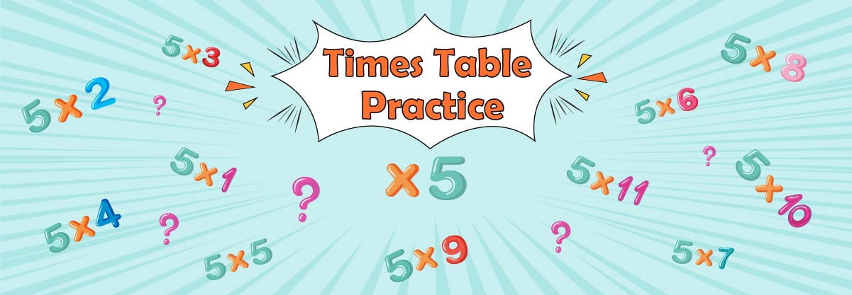 Times Table Practice 5x