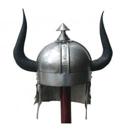  horned helmets. 