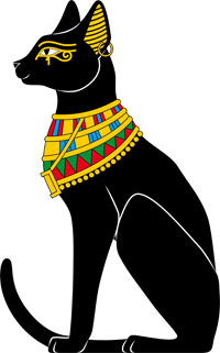 Egyptians kept many animals as pets.