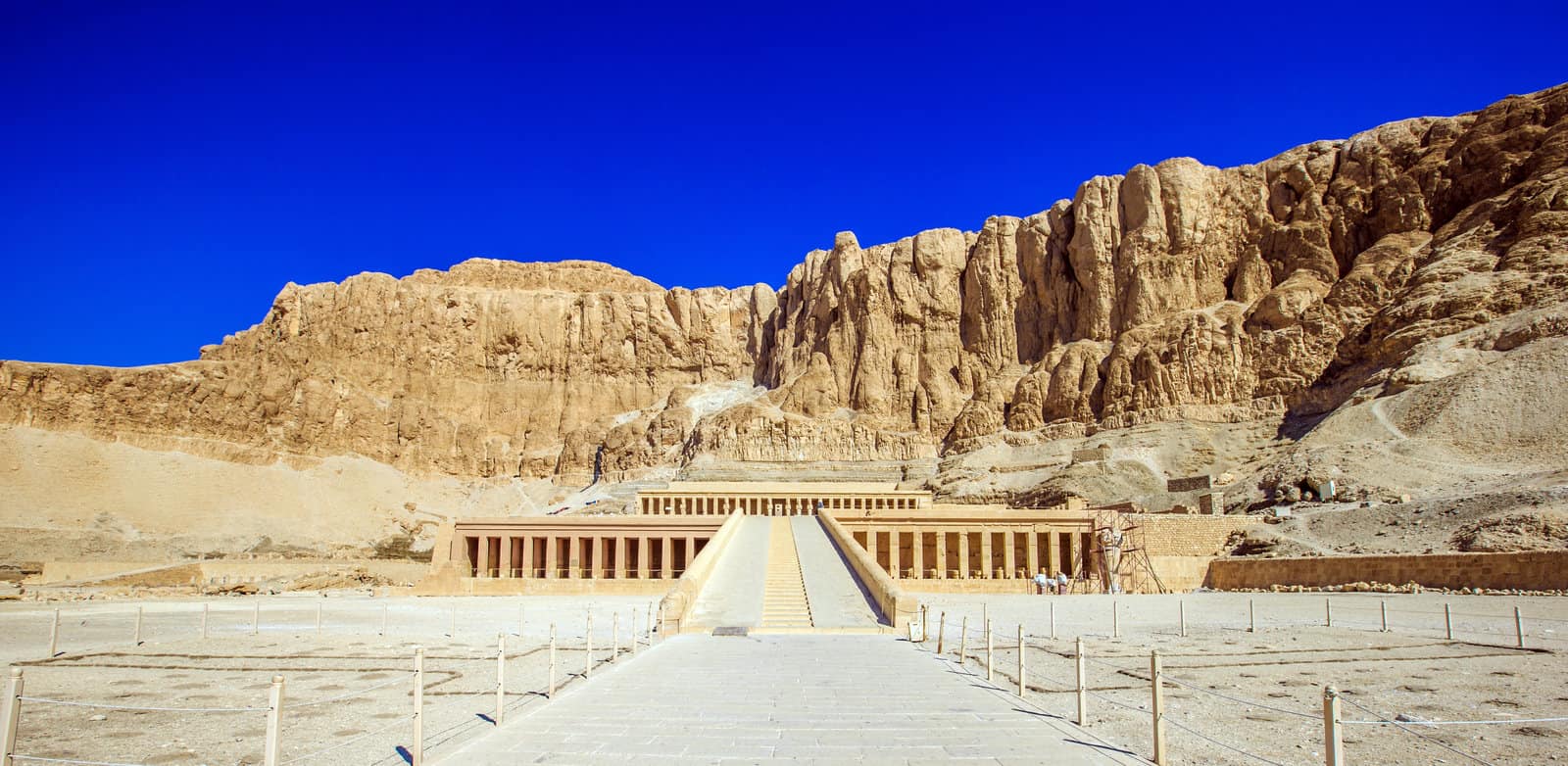 Temple of Hatshepsut, the first woman pharaoh.