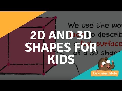 Learn the Names of All 2D and 3D Geometric Shapes for Kids