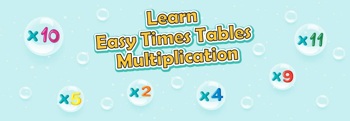 Learn the Times Tables – 10 Easy Times Tables Multiplication