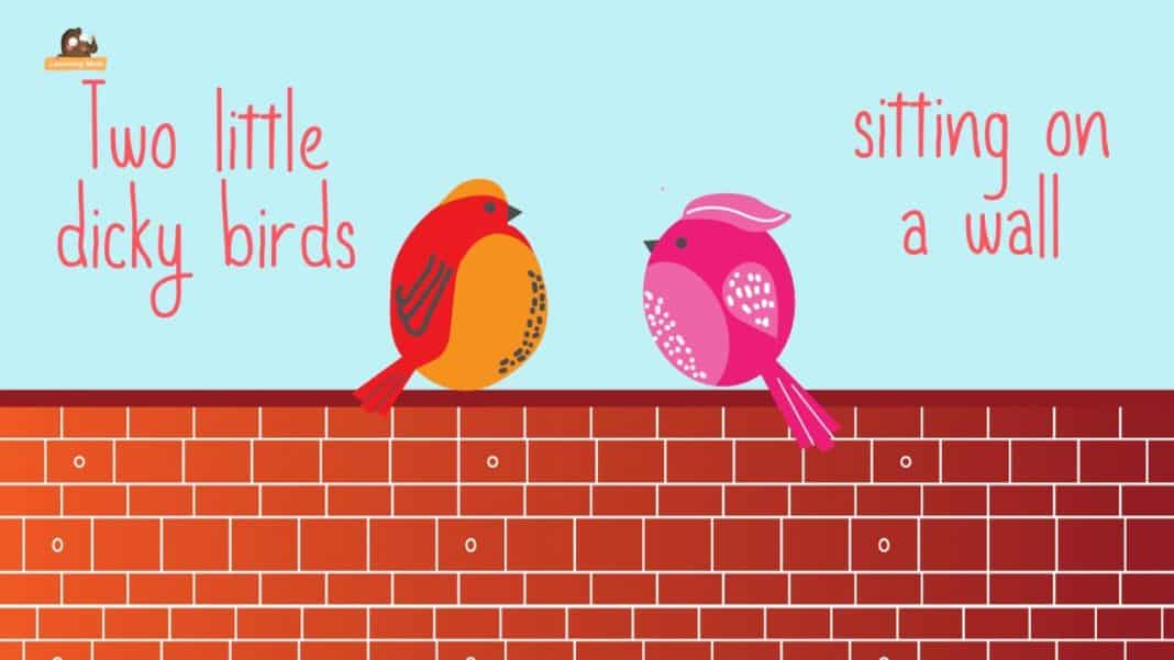 Nursery Rhymes for Kids -Two Little Dickie Birds