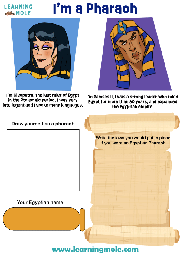 Ancient Egypt Activity for Kids