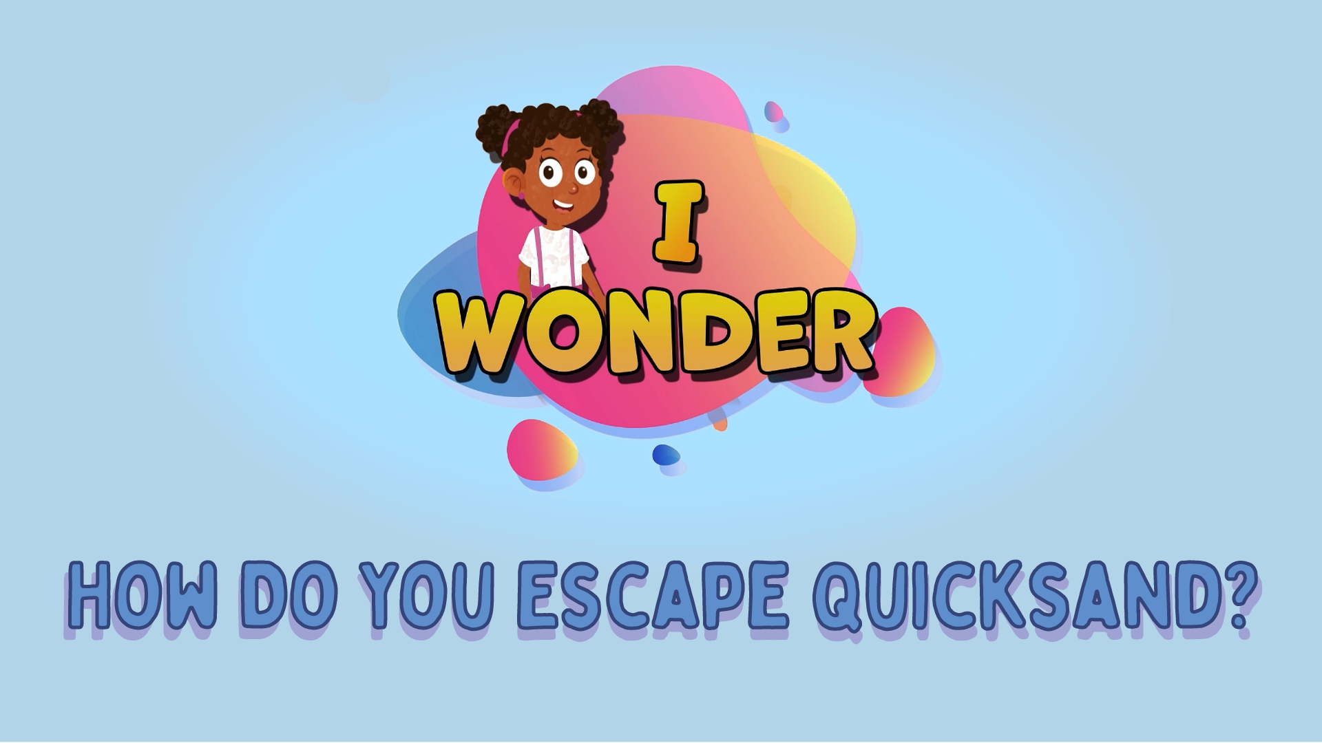 How Do You Escape Quicksand?