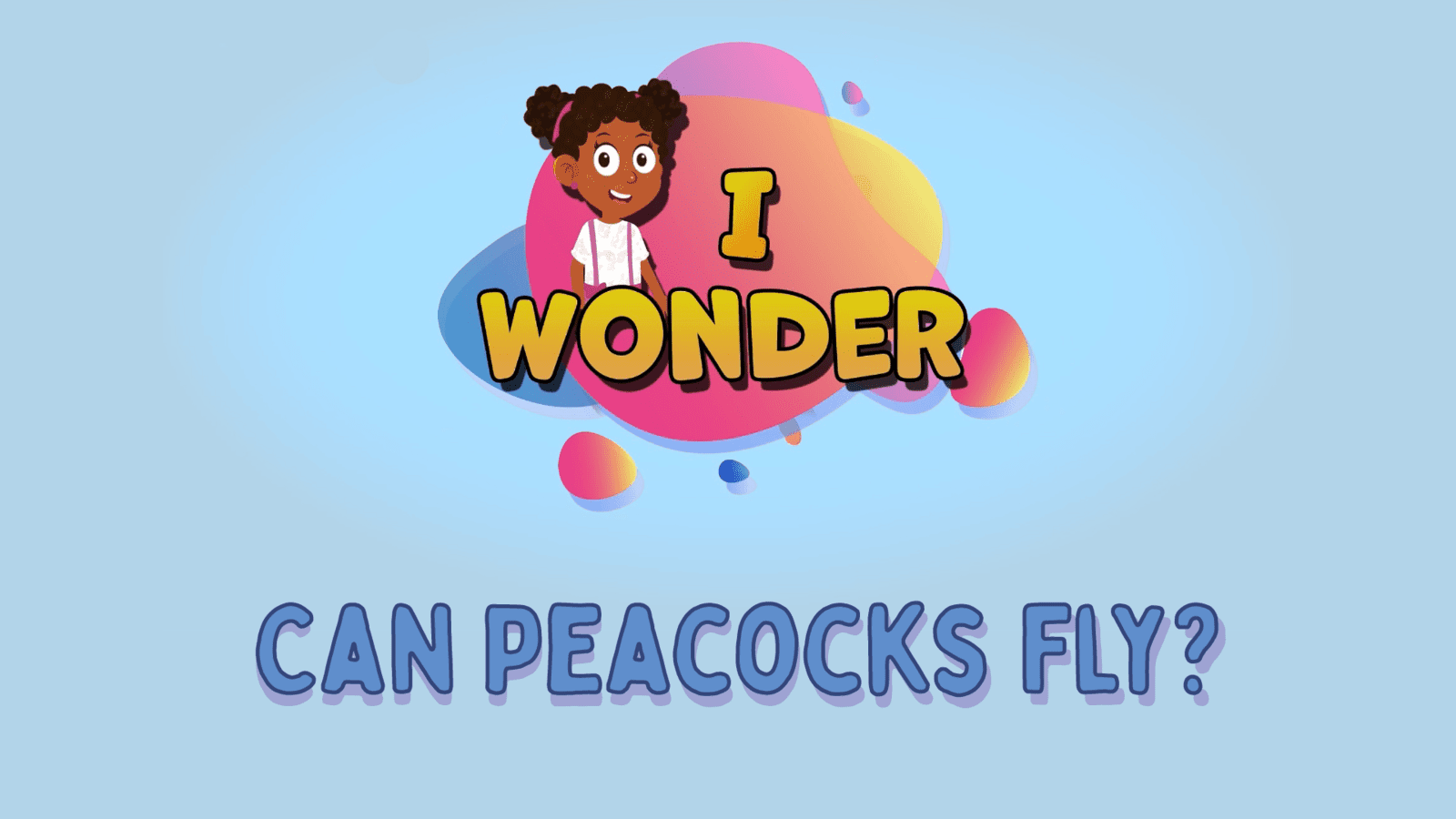 Can Peacocks Fly?