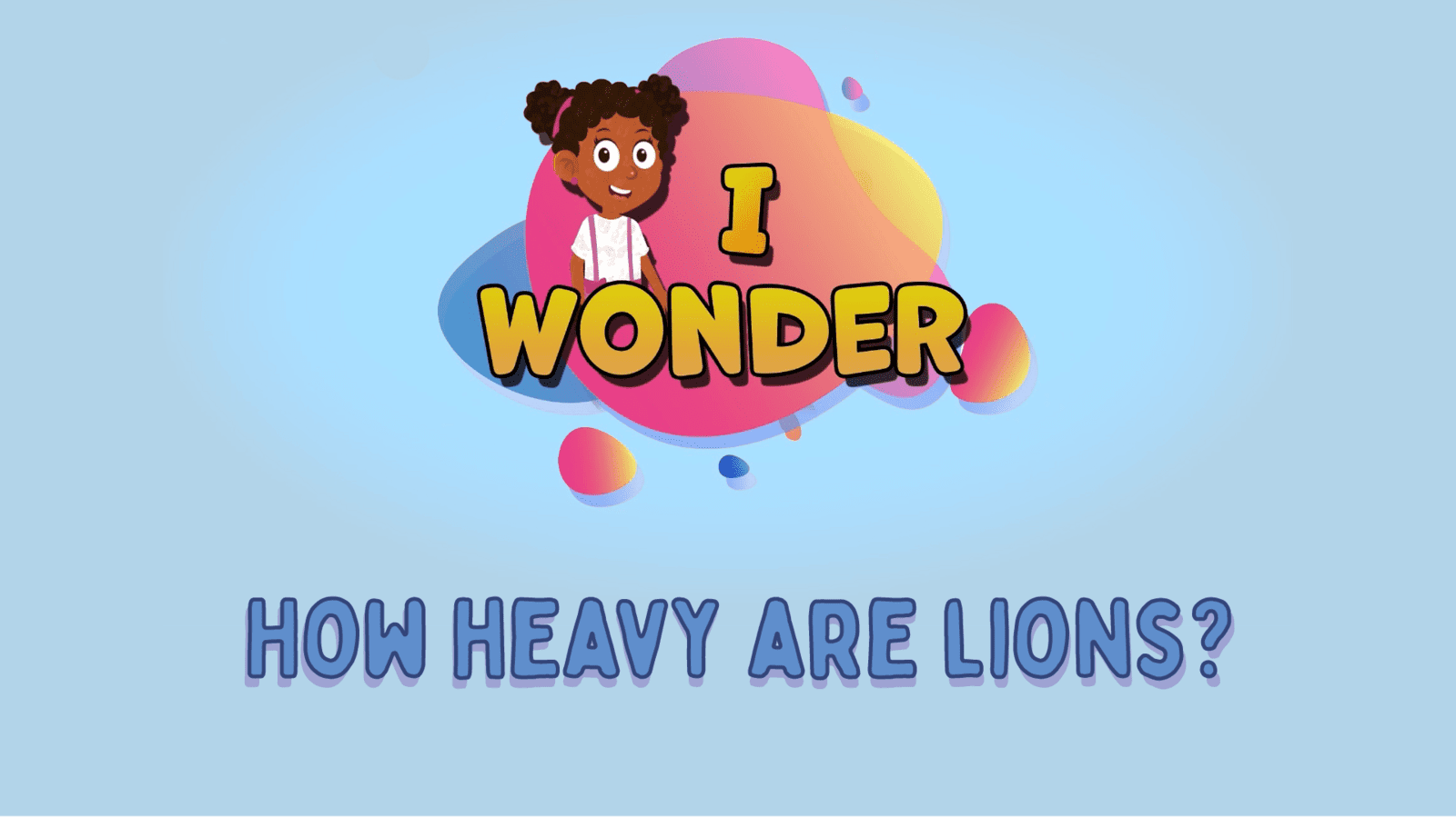 How Heavy Are Lions?