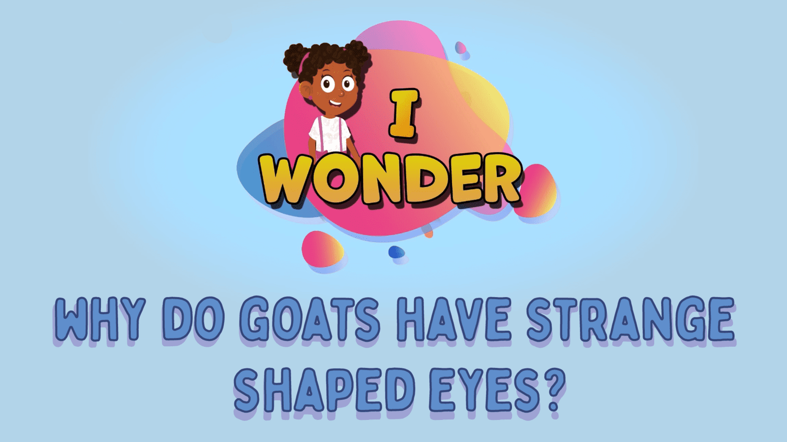 Why Do Goats Have Strange Shaped Eyes?
