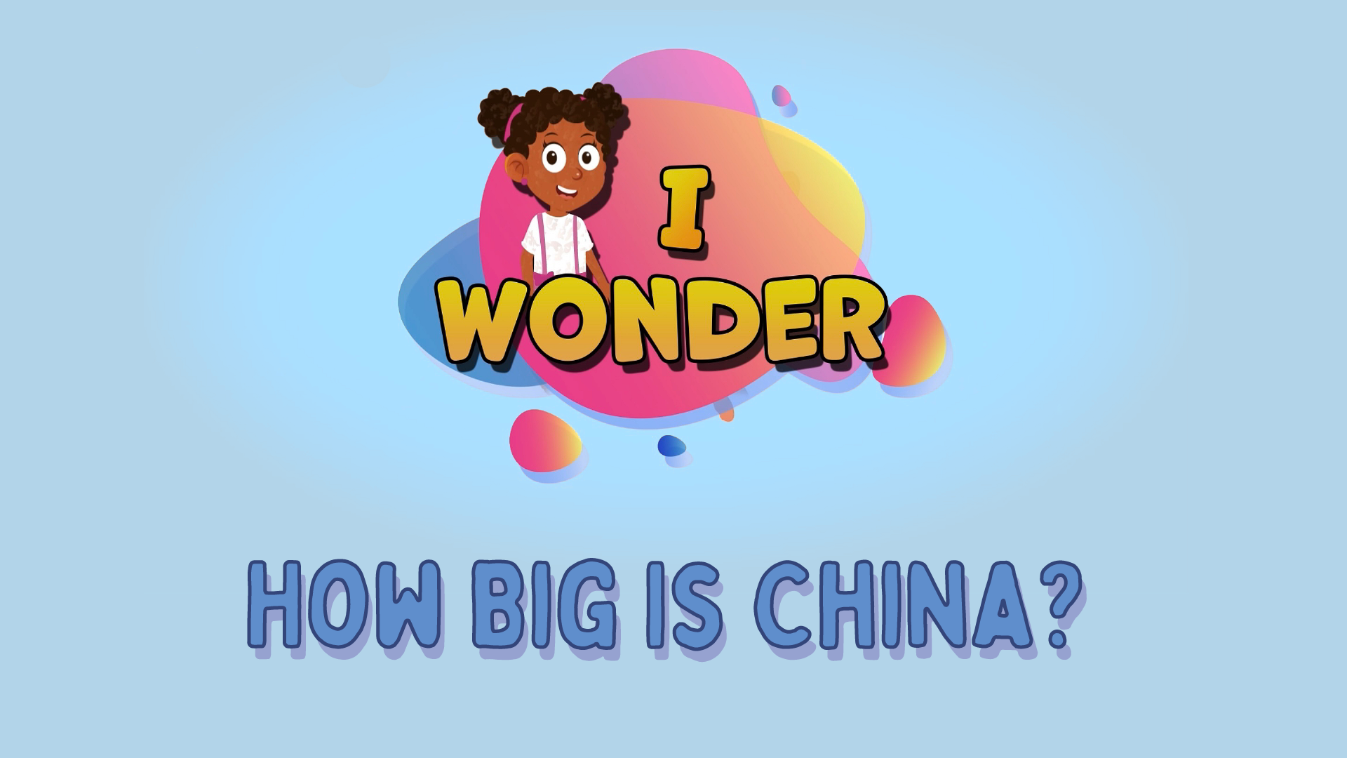 How Big Is China?
