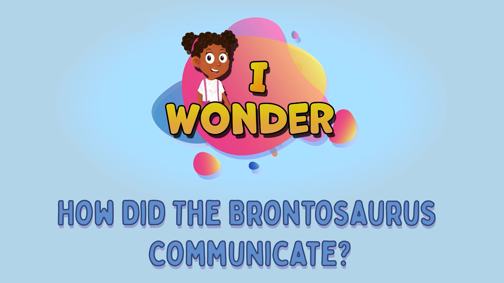 How Did The Brontosaurus Communicate?