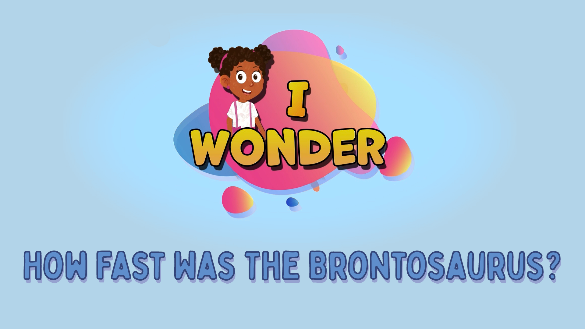 How Fast Was The Brontosaurus?