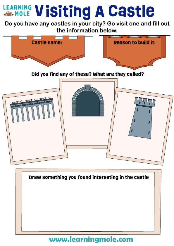 Visiting A Castle Activity