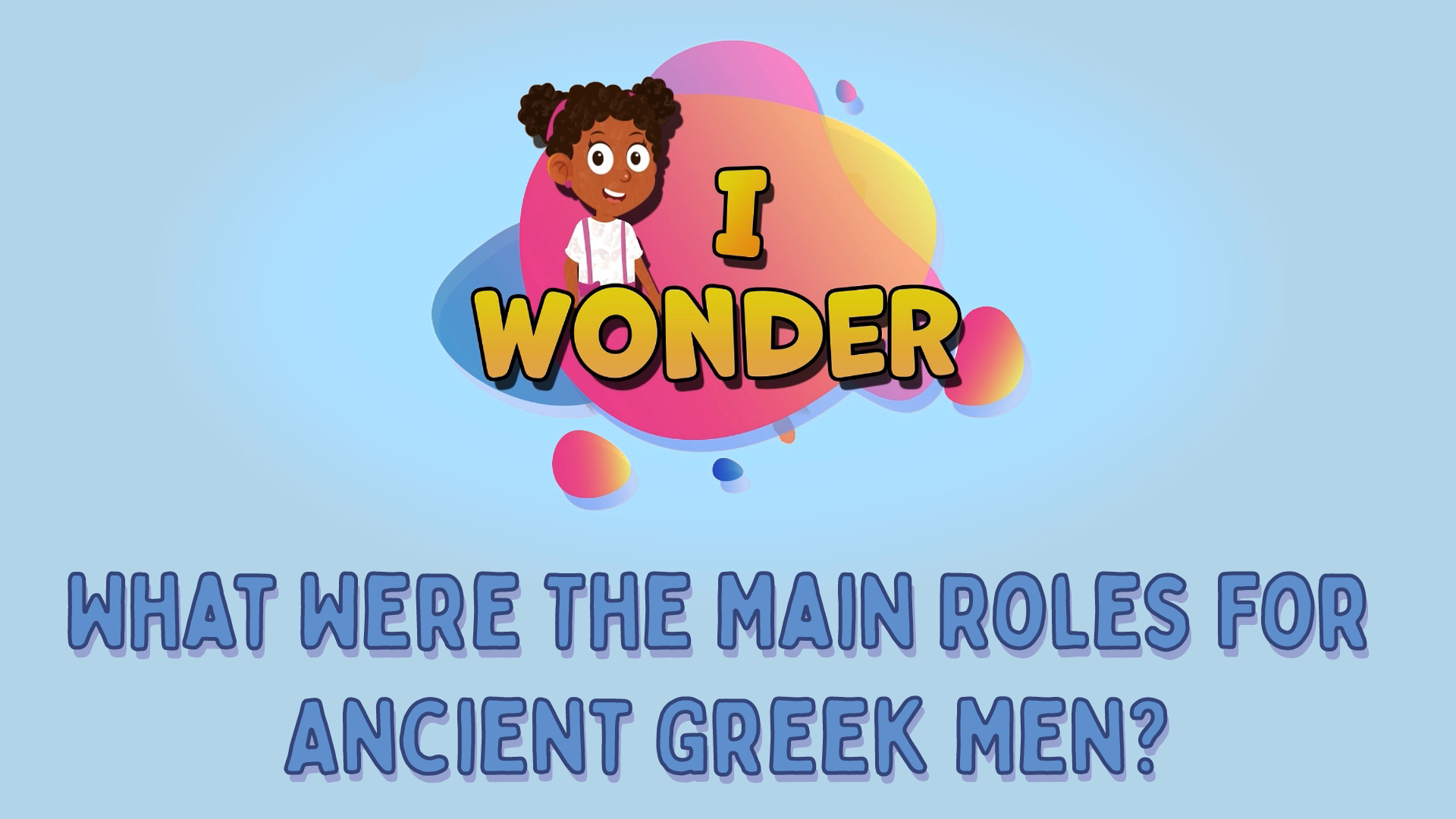 What Were The Main Roles For Ancient Greek Men?