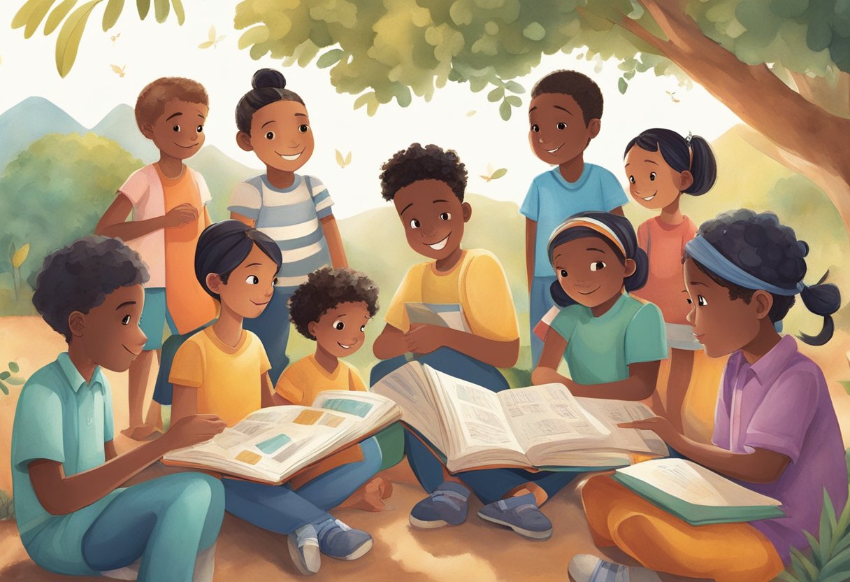 The Maths of Stories: Counting Characters and Pages - A Dazzling Guide to Story Quantification The Maths of Stories,counring,Learning LearningMole A group of diverse characters fill the pages of a storybook, each one representing a different number. The pages multiply as the characters grow and develop, creating a mathematical journey through storytelling