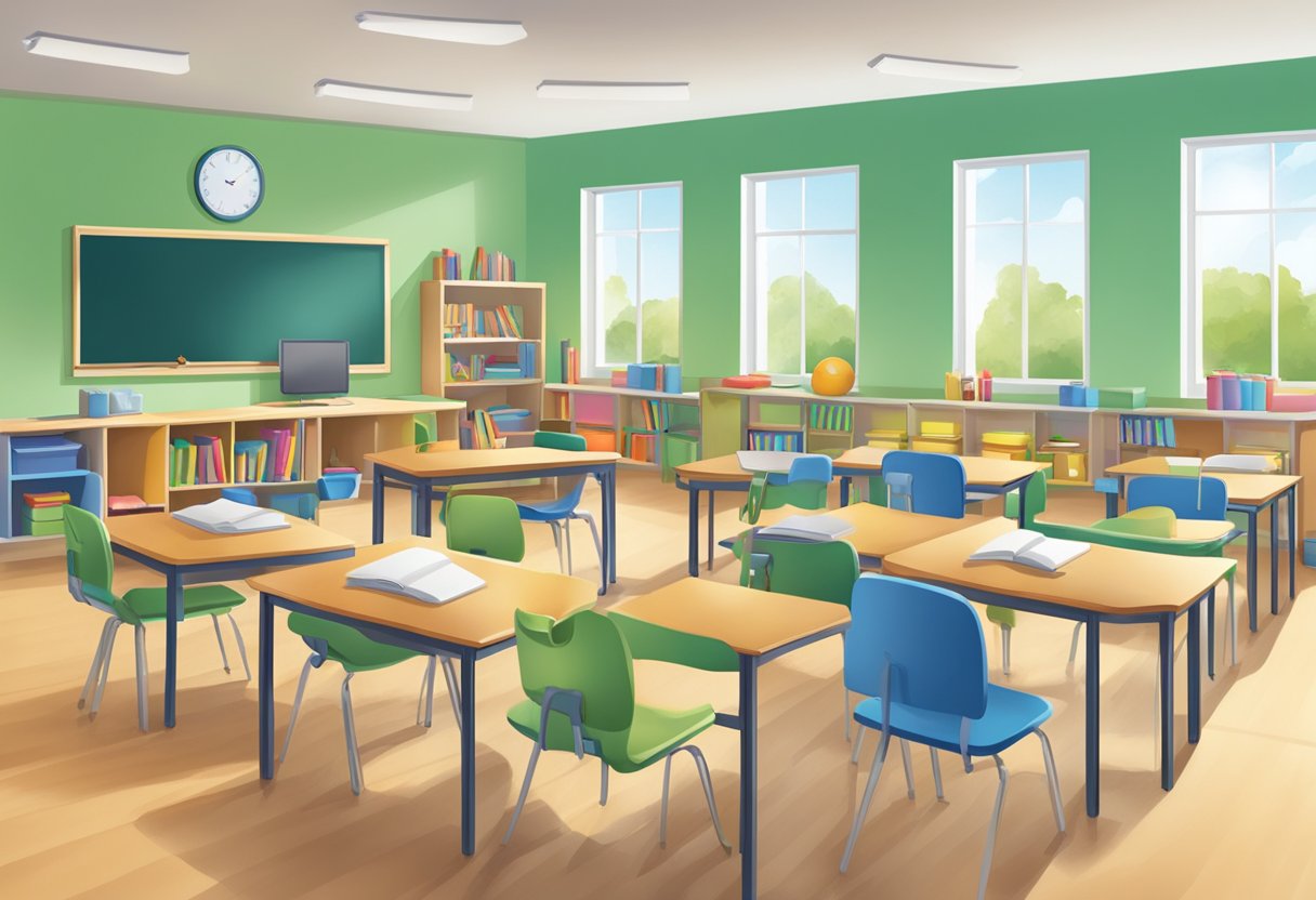 Enrichment vs. Acceleration: Meeting Gifted Needs Enrichment vs. Acceleration, Acceleration, gifted students LearningMole A classroom with two distinct groups: one engaged in enrichment activities, the other in accelerated learning. The setting is organized and structured, with clear boundaries between the two groups