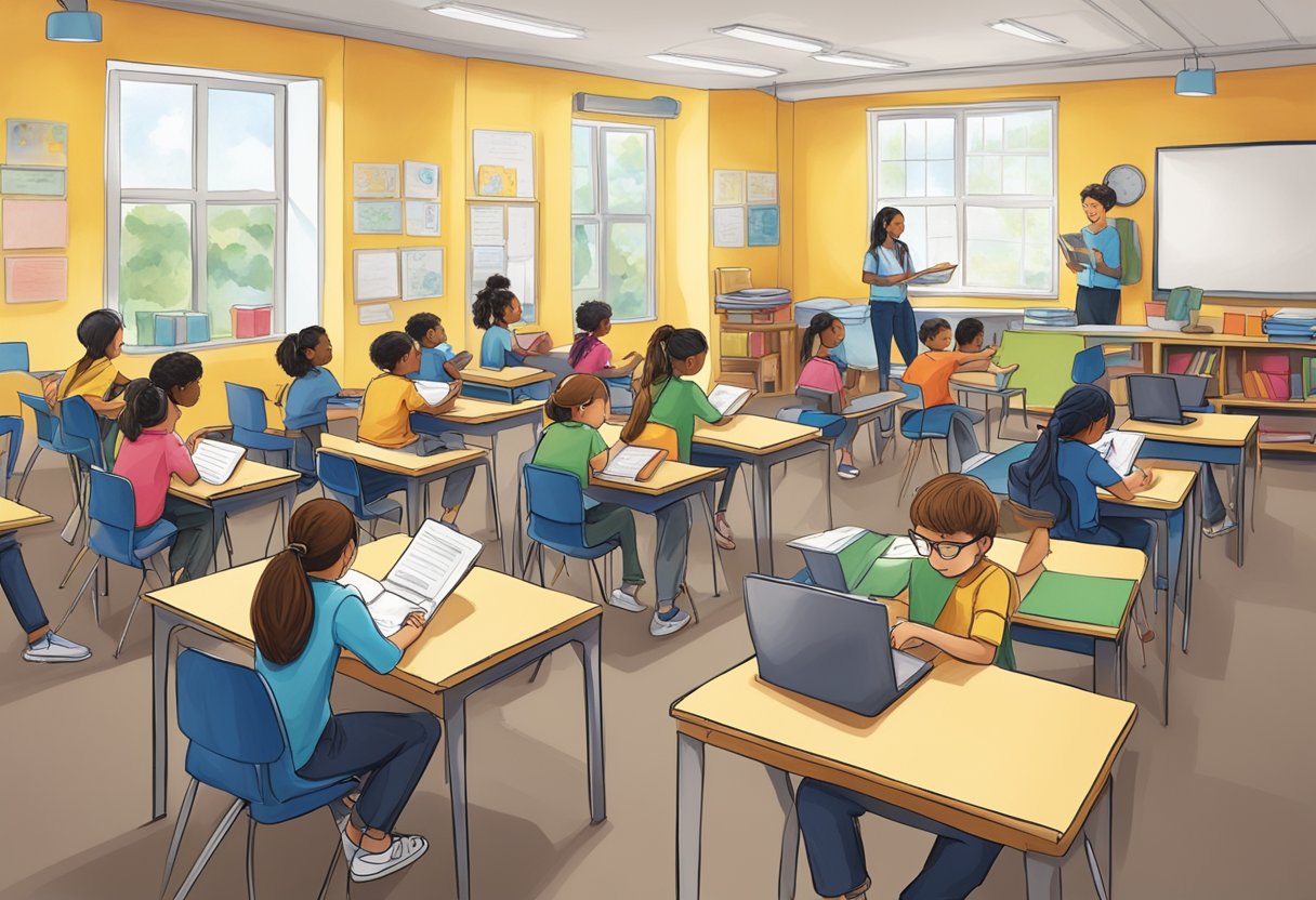 Enrichment vs. Acceleration: Meeting Gifted Needs Enrichment vs. Acceleration, Acceleration, gifted students LearningMole A group of students engage in a variety of challenging activities, some working at a faster pace while others delve deeply into complex topics. The classroom buzzes with energy as each student pursues their own path of learning