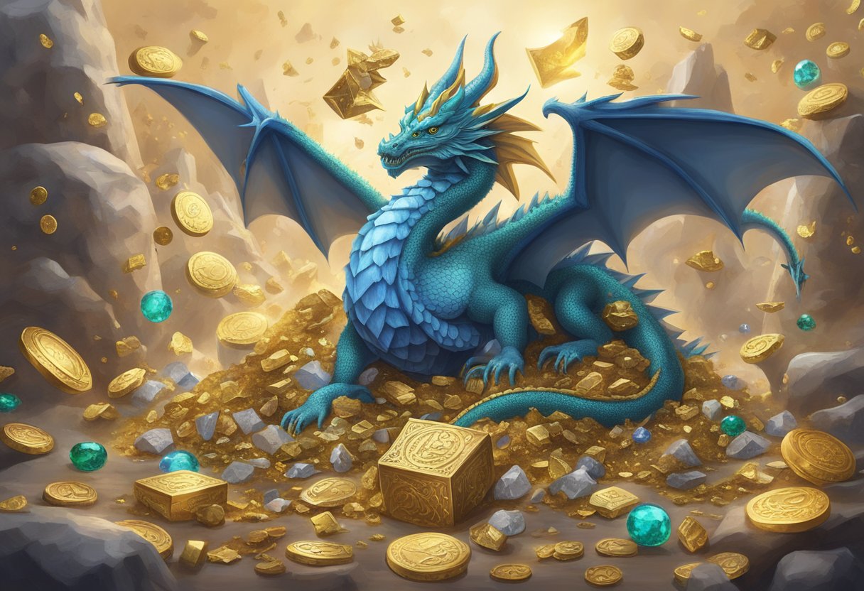 Dragon's Hoard: Treasure Hunting with Maths – Uncovering the Secrets of Wealth through Numbers Dragon's Hoard LearningMole A dragon's hoard glitters with gold, gems, and ancient artifacts. Math equations float in the air, guiding the treasure hunter to the riches