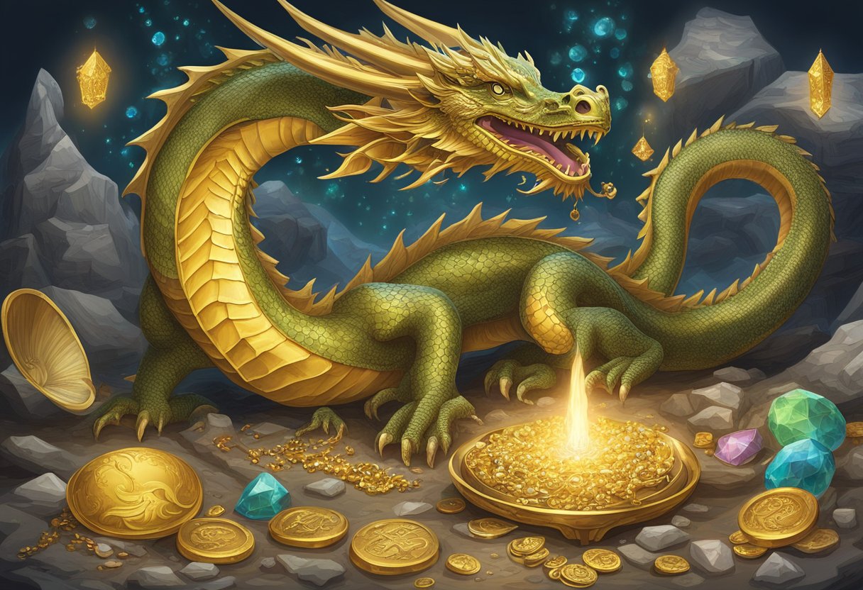 Dragon's Hoard: Treasure Hunting with Maths – Uncovering the Secrets of Wealth through Numbers Dragon's Hoard LearningMole The dragon's hoard glimmers with gold, jewels, and ancient artifacts. Math equations float in the air, guiding treasure hunters to calculate the value of the precious items