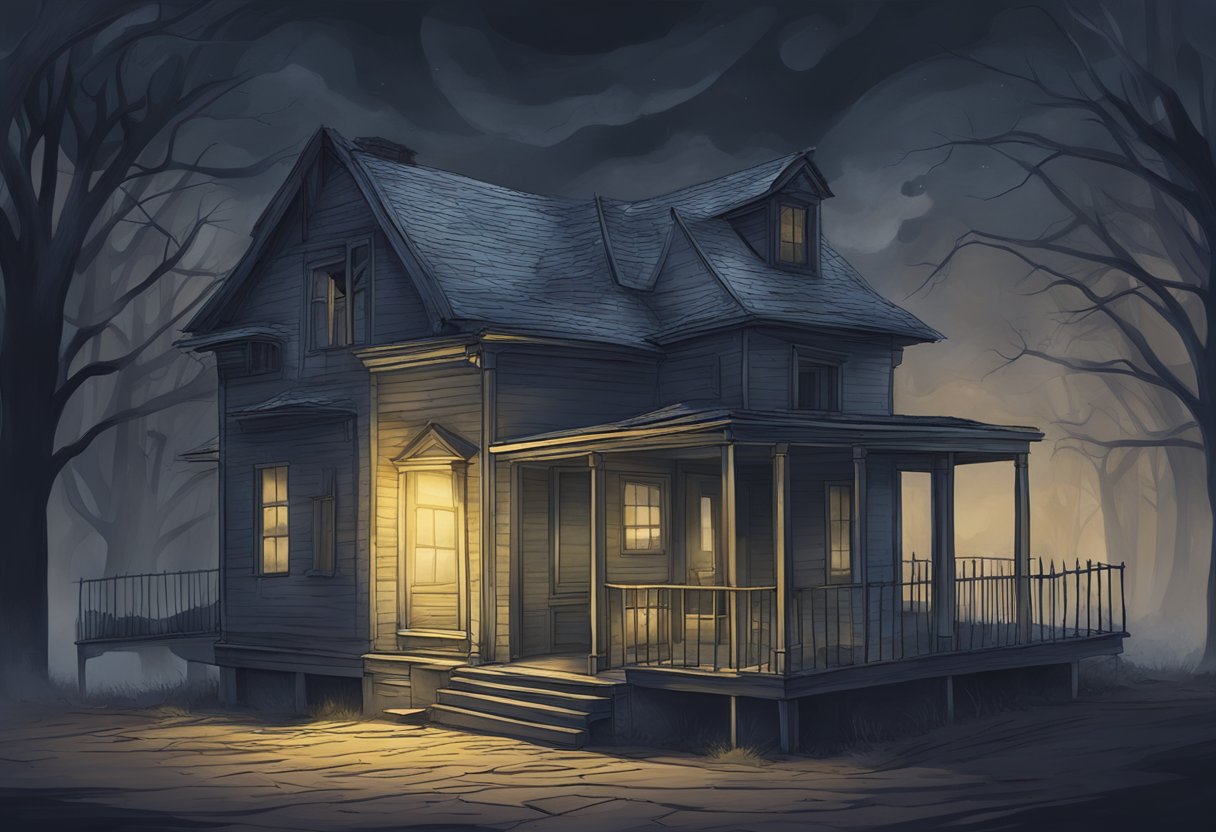 The Haunted House: Brilliant Mathematical Techniques to Decode Paranormal Mysteries The Haunted House LearningMole A dimly lit, abandoned house with eerie shadows and floating equations representing ghostly secrets
