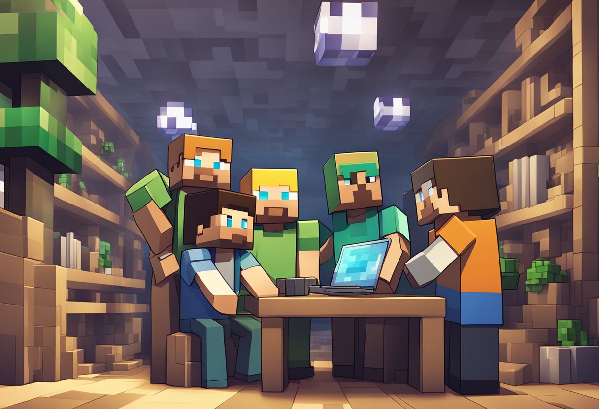 Building Virtual Worlds in Another Language: Enhancing Magical Minecraft Education Edition with Multilingual Skills Minecraft Education LearningMole A group of adults collaborate in Minecraft, using language skills to build virtual worlds