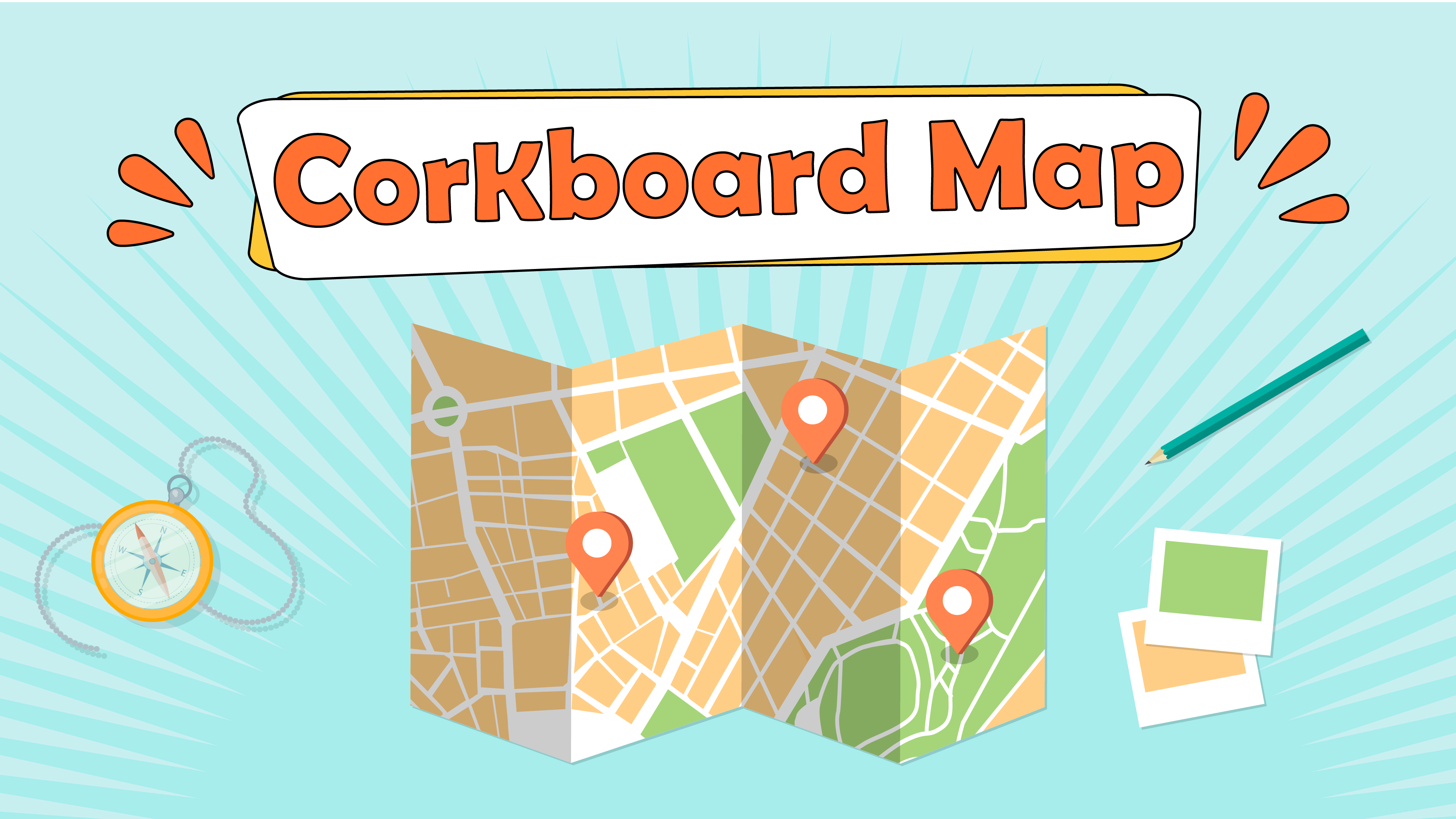 Corkboard Map: Pin Your Amazing Adventures and Cherish the Memories