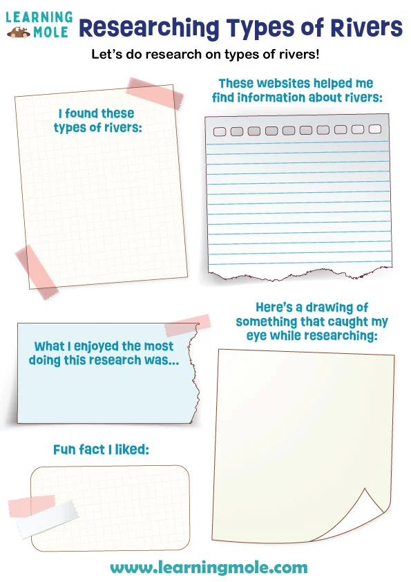 Researching Types of Rivers