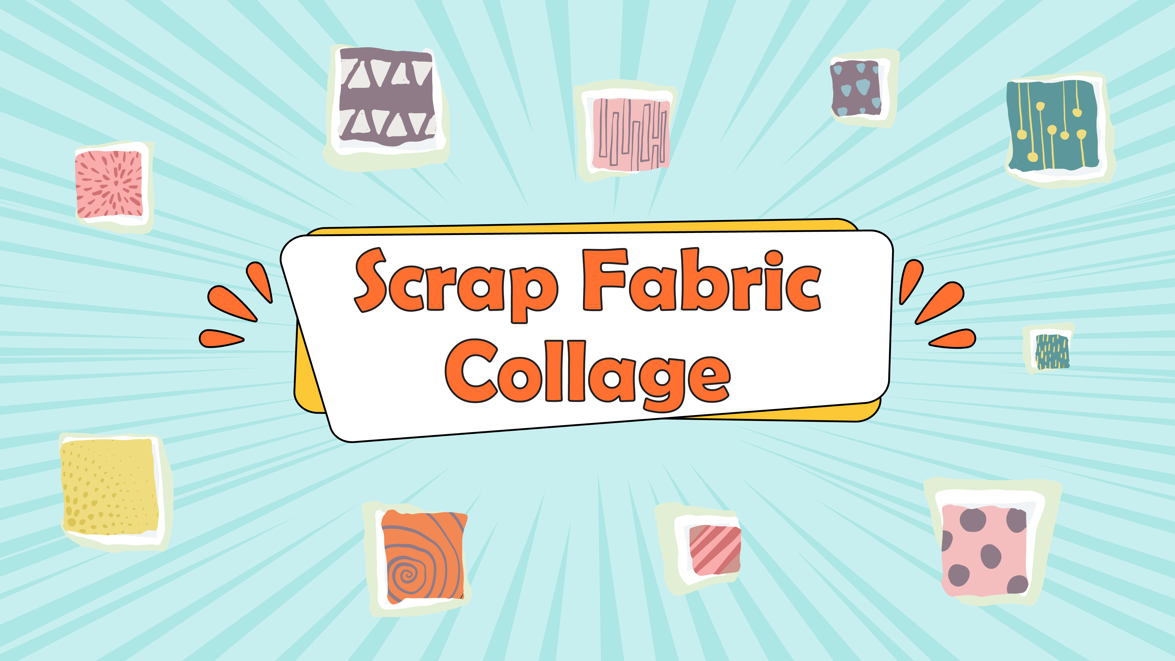 Scrap Fabric Collage: Create a Unique Textured Masterpiece with Your Leftover Material