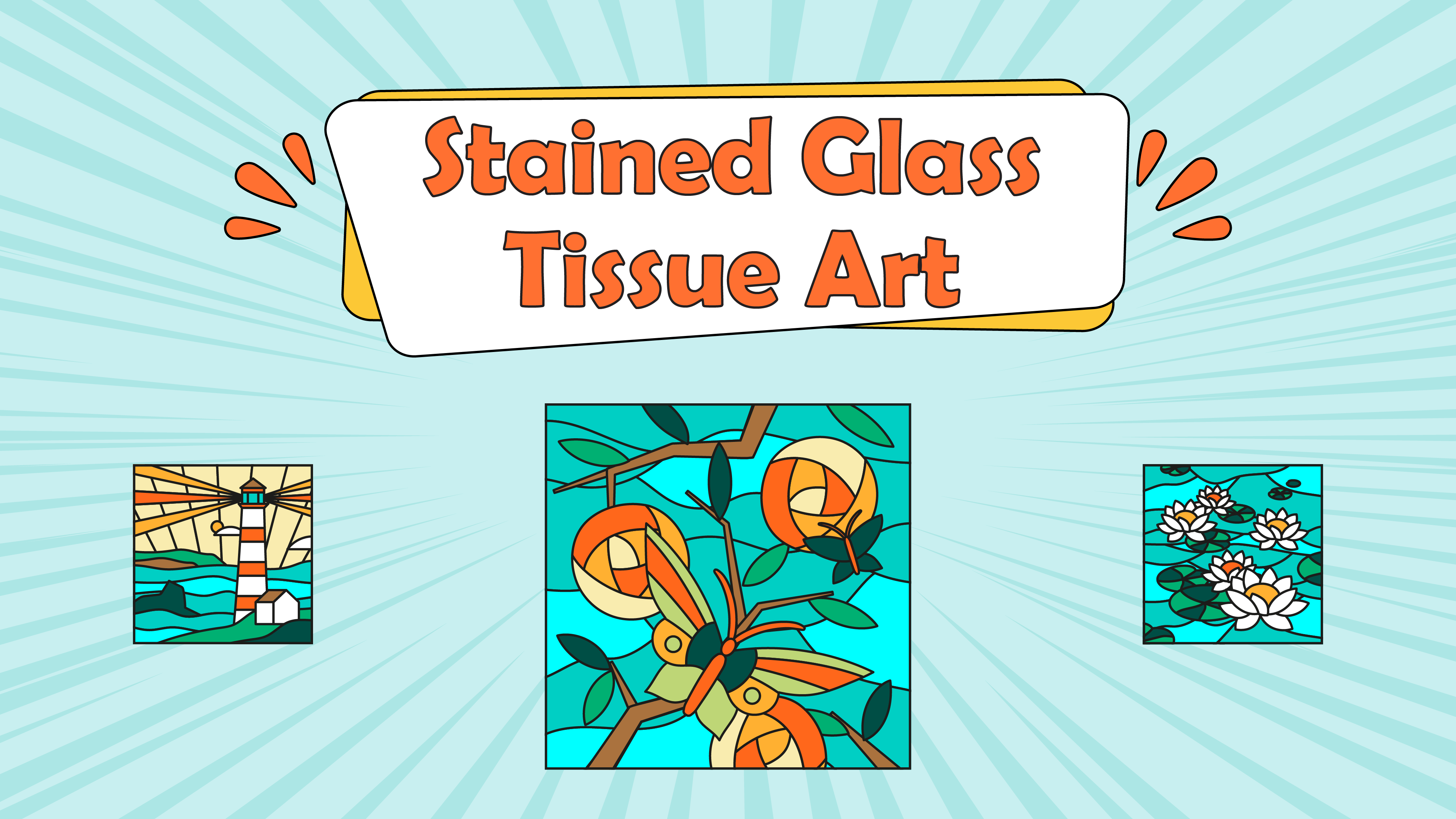 Stained Glass Tissue Art: A Guide to Crafting Vibrant Window Designs