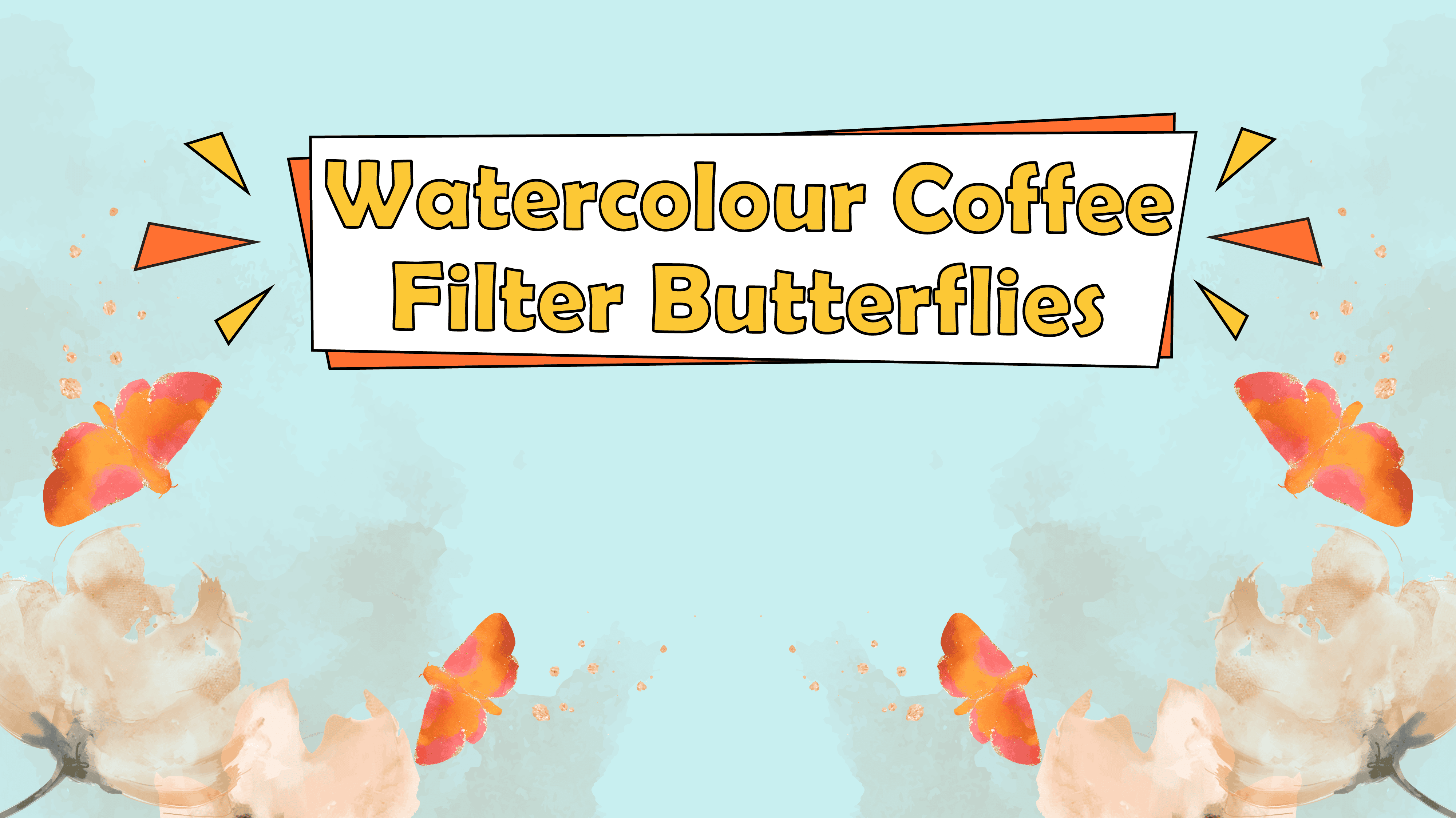 Watercolour Coffee Filter Butterflies: A Creative Fusion of Science and Craft