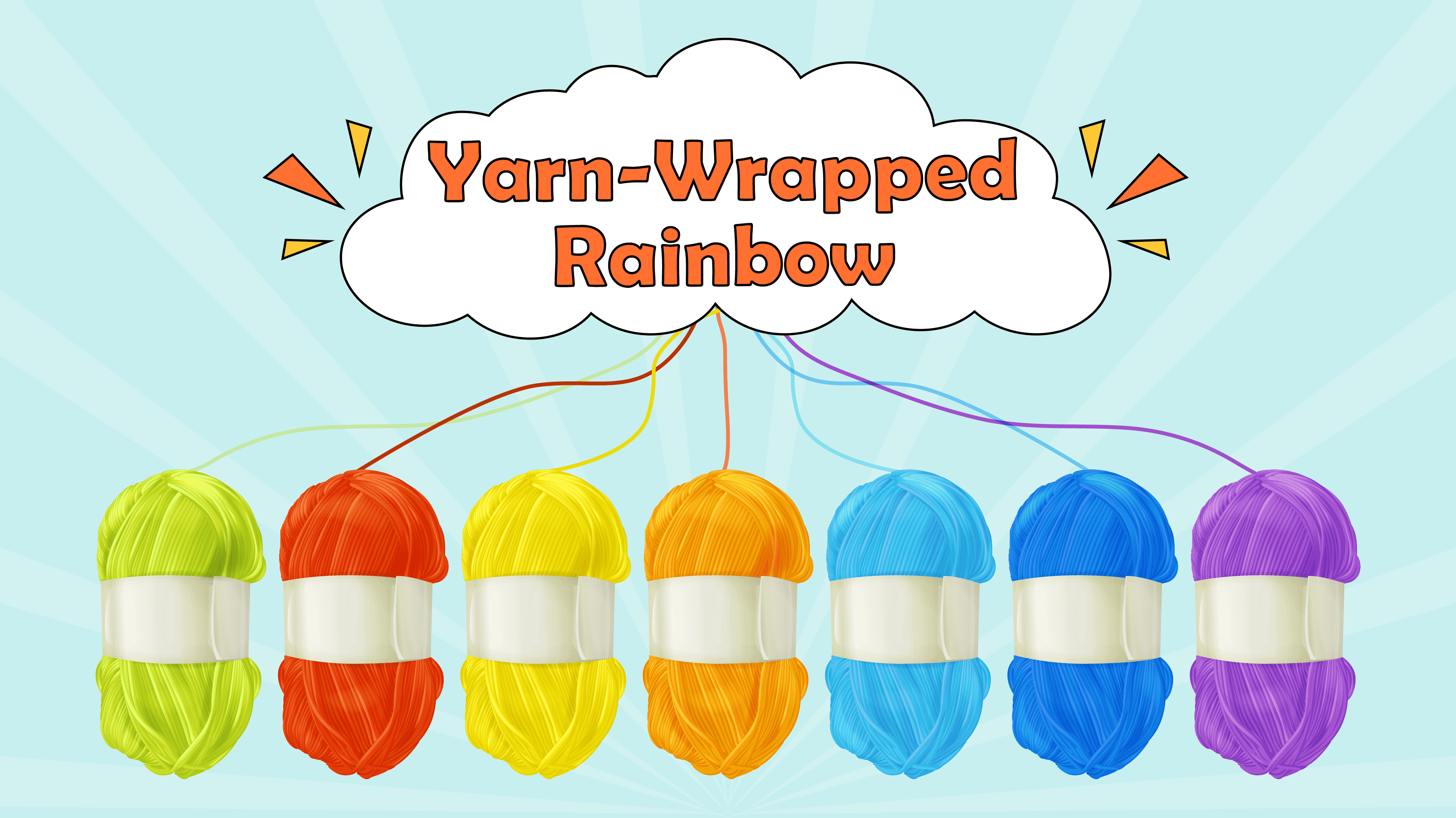 Yarn-Wrapped Rainbow: How to Create Vibrant Home Decor with Easy Crafting
