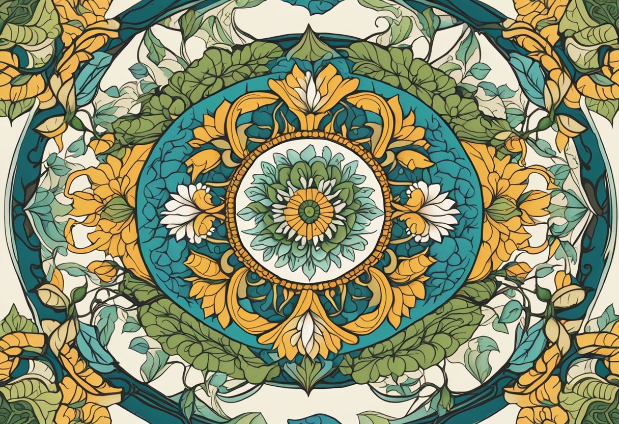 Nature Mandala: Embracing Symmetry in Organic Artistry for Inner Harmony Nature Mandala LearningMole Nature Mandala LearningMole