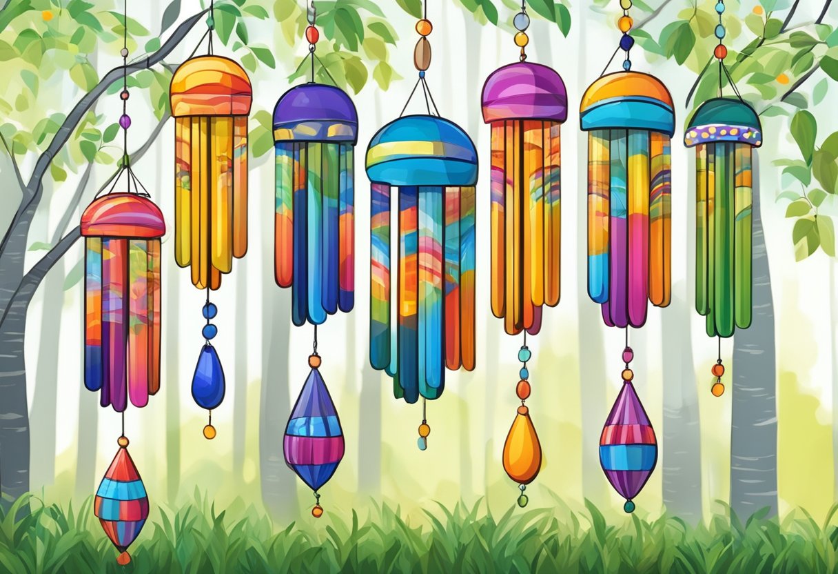 Painted Stick Wind Chimes: Creating a Super Symphony with Nature's Touch Wind Chime LearningMole Wind Chime LearningMole