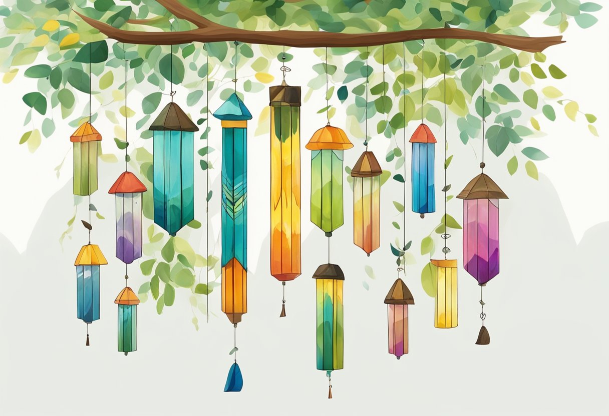 Painted Stick Wind Chimes: Creating a Super Symphony with Nature's Touch Wind Chime LearningMole Wind Chime LearningMole
