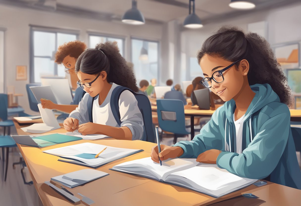 Young students engaged in various learning activities, exploring different styles and building confidence through continuous improvement