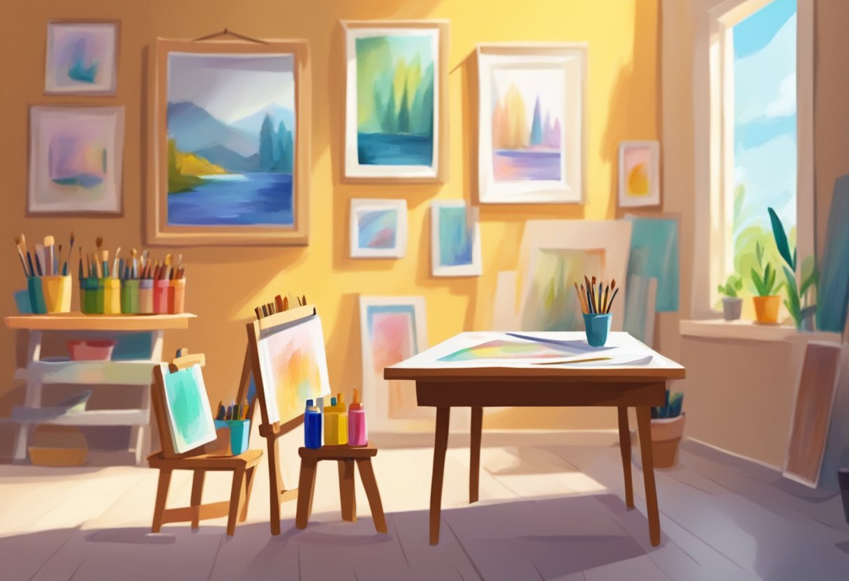 How to Create a Mini Art Gallery at Home with Your Child Art Gallery, art at home, artwork, painting LearningMole Art Gallery, art at home, artwork, painting LearningMole