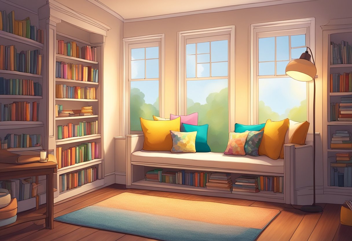 Build a Book Nook: Love for Reading with a Cosy Corner Book Nook,reading nook LearningMole Book Nook
