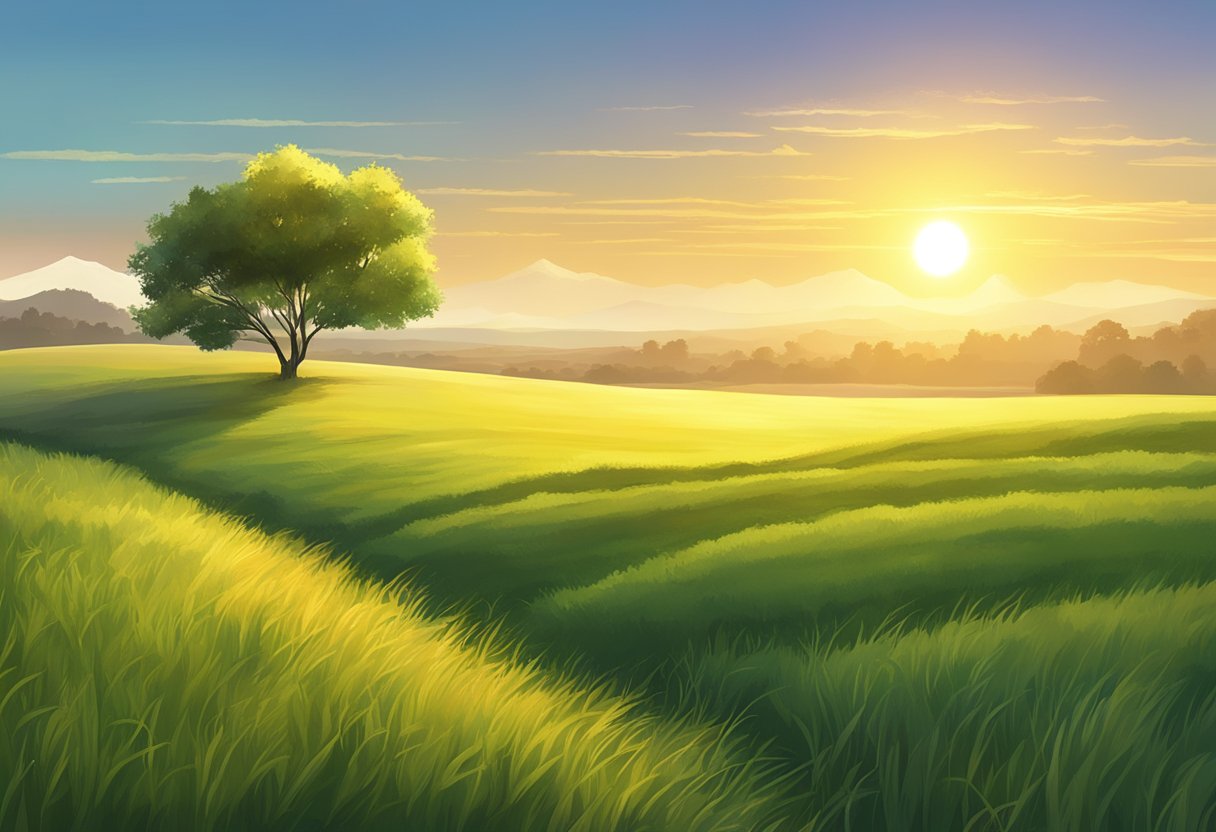 Test Preparation: Maximising Your Potentials Test Preparation,study LearningMole A bright sunrise over a calm, open field with a single tree, symbolizing the benefits of starting early for test preparation